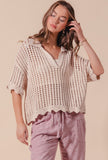 Loose Fit Knit Top