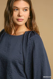 High-Low Satin Top