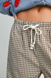 Loose Fit Tie Front Pants