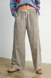 Loose Fit Tie Front Pants
