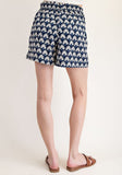 Printed Navy Shorts