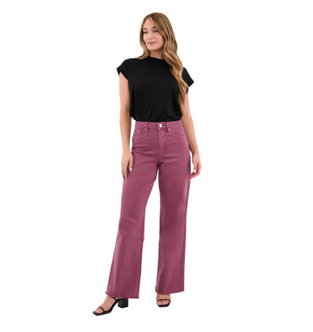 Frayed Edge Wide Leg Pant