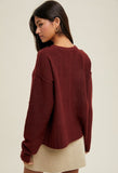 Brushed Button Up Cardigan