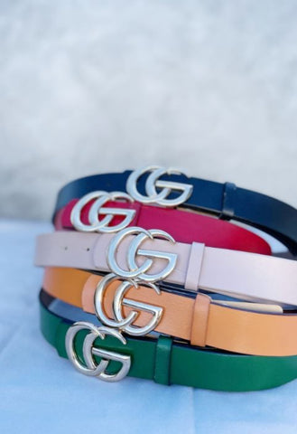 Genuine Leather CG Belt
