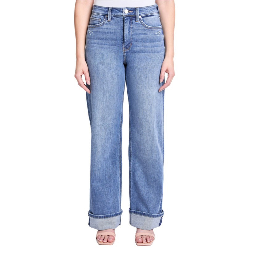 RFM Cuff Wide Leg Jeans