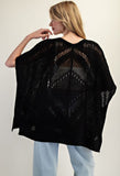 Pointelle Rib Knit Cardigan