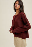 Brushed Button Up Cardigan