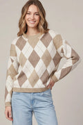 Argyle Pattern Sweater