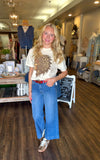 Leopard Print Indian Chief Head Shirt - Printed On Comfort Colors