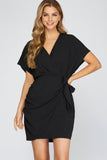 Side tie Dress
