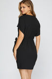 Side tie Dress