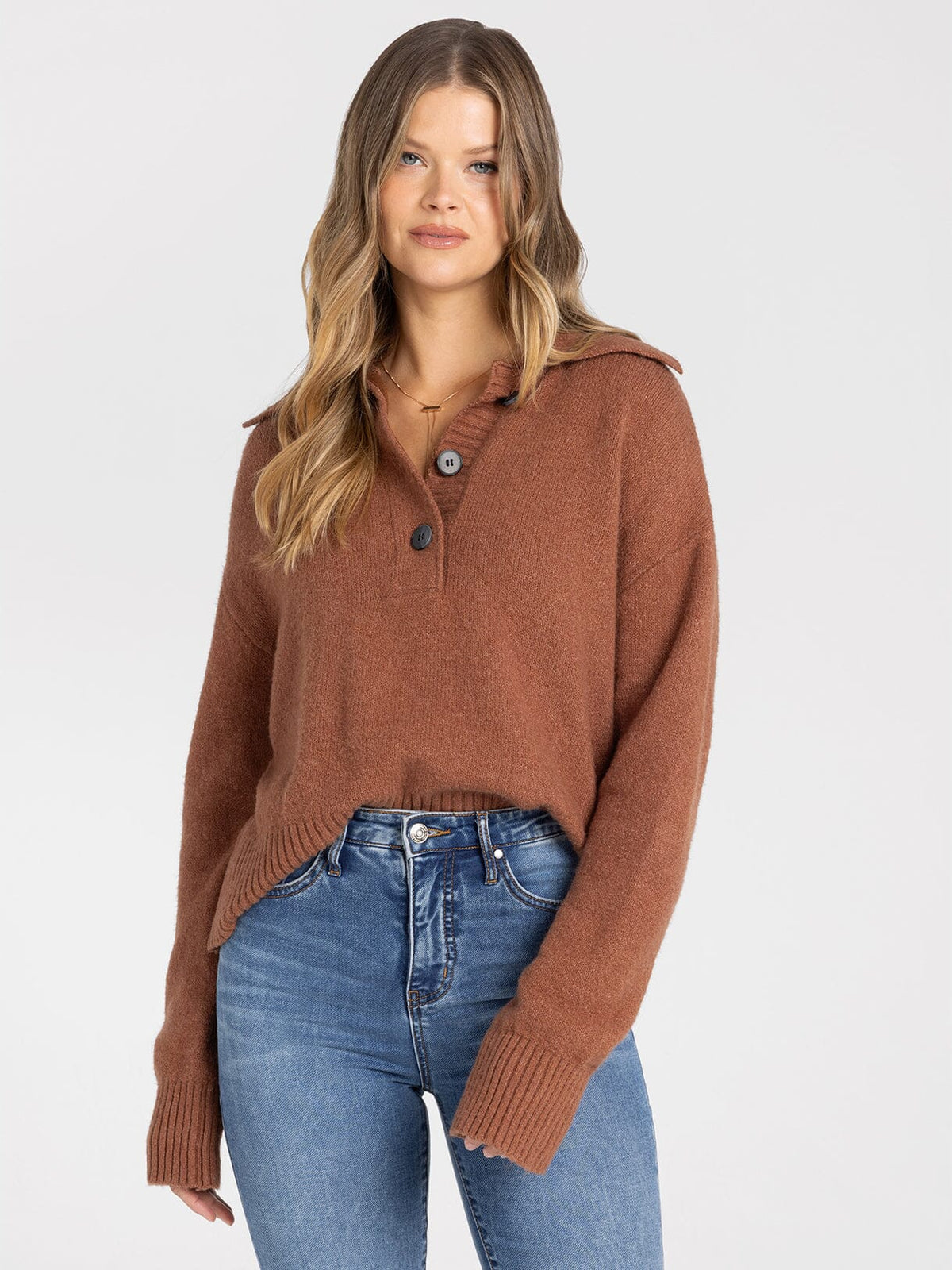 Thread & Supply Cozy Chocolate Sweater