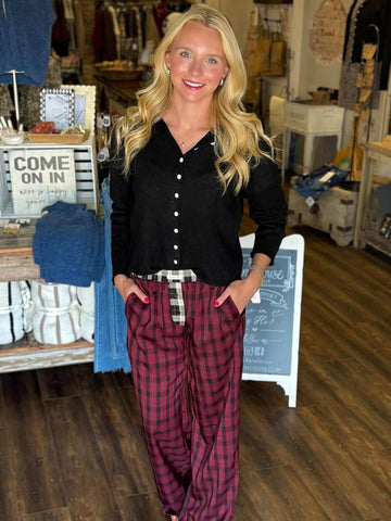 Plaid Boxer Pant