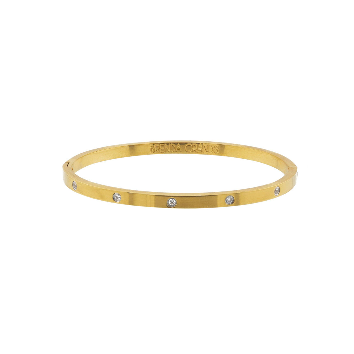 Waterproof Gold Diamond Bangle