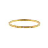 Waterproof Gold Diamond Bangle
