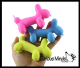 1 Scented Balloon Dog Crunchy Sand Filled Stress Ball