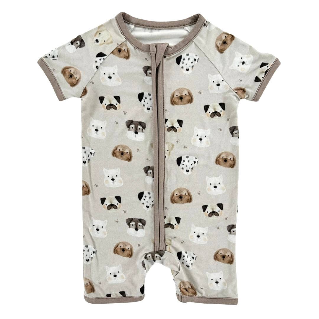 Puppy Pals Bamboo Short Romper