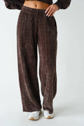 Groove-Track Textured Lounge Pants