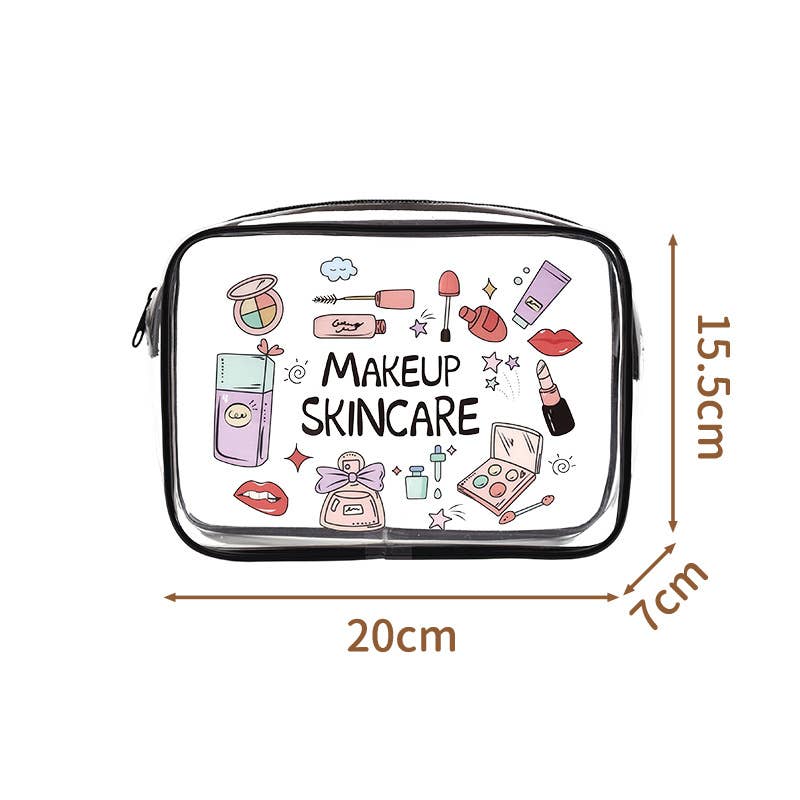 Clear Travel Cosmetic Organizer Bag