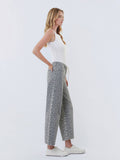 Vervet High Rise Leopard Barrel Pant
