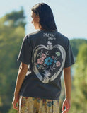 Dream Free Mineral Wash Graphic Top