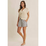 Breezy Cotton Open Knit Vest
