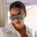 Shay Unisex Aviator Sunglasses
