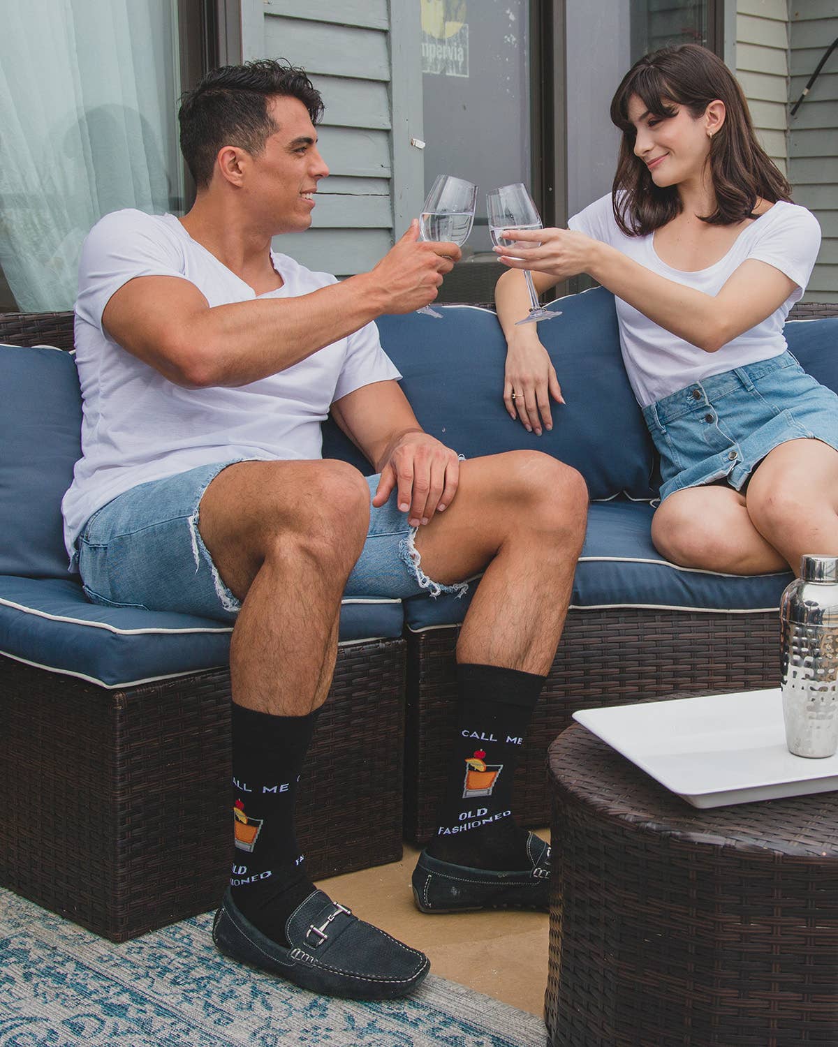 Old Fashioned Mens Bamboo Crew Sock