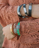 Thin Concho Bracelet