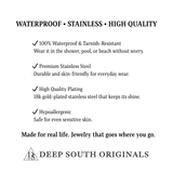 Cascade Pearl Hoop Earrings