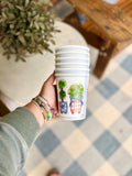 Plants and Bows Reusable Cups