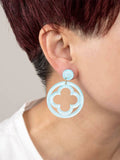 Open Clover Drop Earring