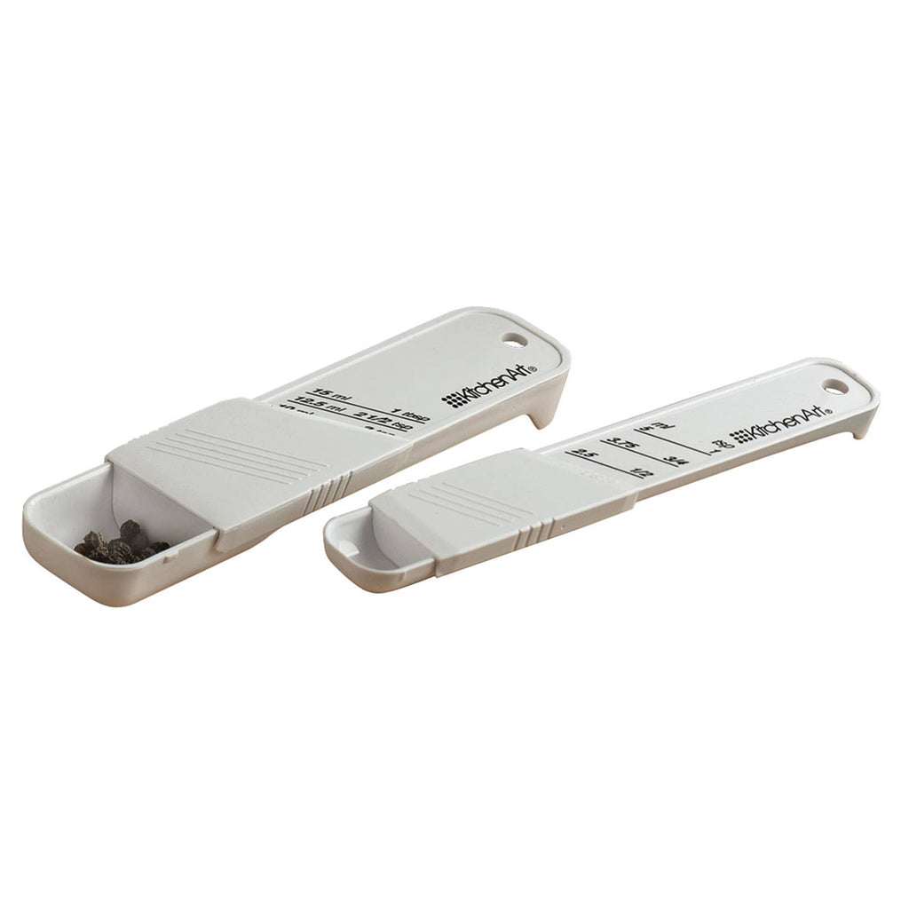 KitchenArt Adjustable Measuring Spoon Set, 2-Pieces