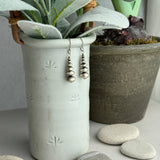 Sterling Silver Cairn Earrings 1.25”