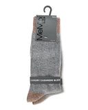 Men's Fancy Heels Luxuriously Soft Cashmere Blend Crew Sock