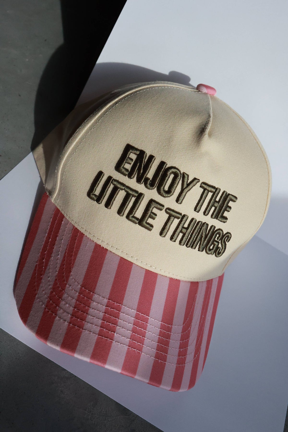 ENJOY THE LITTLE THINGS HAT