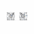 Ellison+Young Round Cut CZ Stud Earrings in Sterling Silver