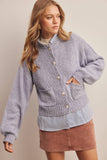 Bouclé Pocket Cardigan