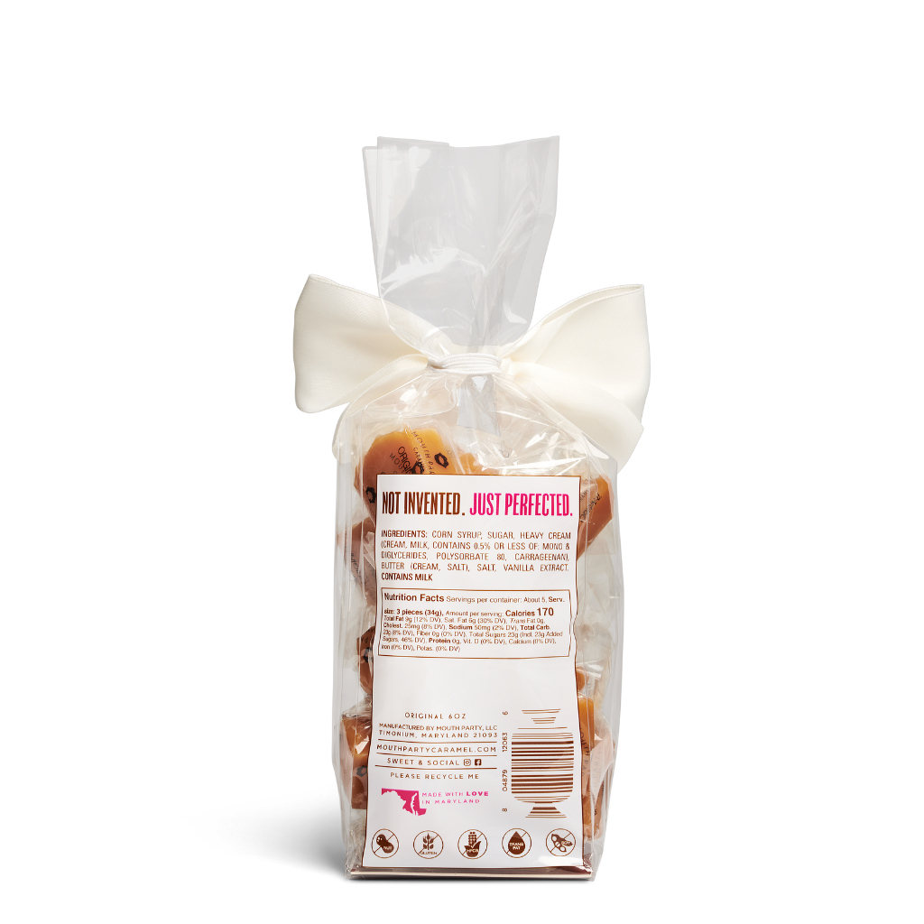 Original caramel 6oz gift bag