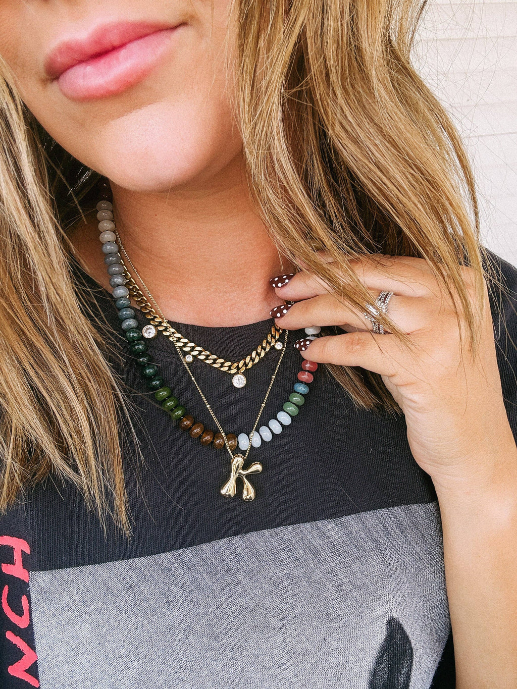 Gold digger necklace