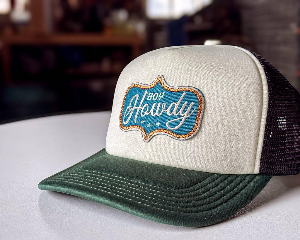 Boy Howdy Western Trucker Patch Hat