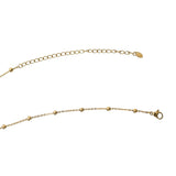Waterproof Dotted Gold Necklace Chain