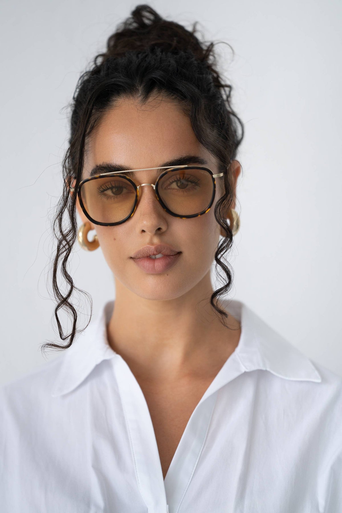 Weston Acetate Round Unisex Sunglasses