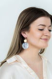 Zoey Earrings - Pearl Black Stripe //Jewelry, Gifts