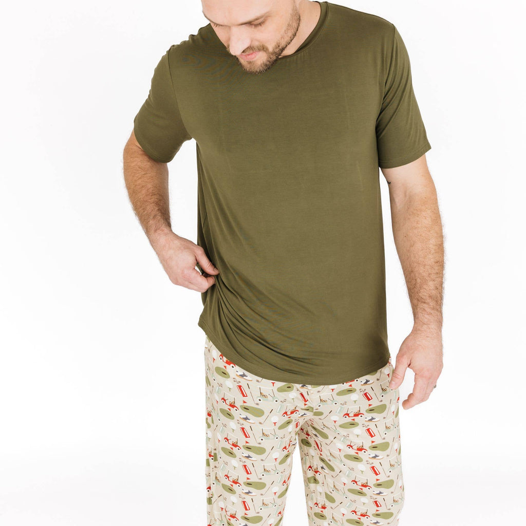 Tee Time Golf Bamboo Relaxed Lounge Pajama Pants