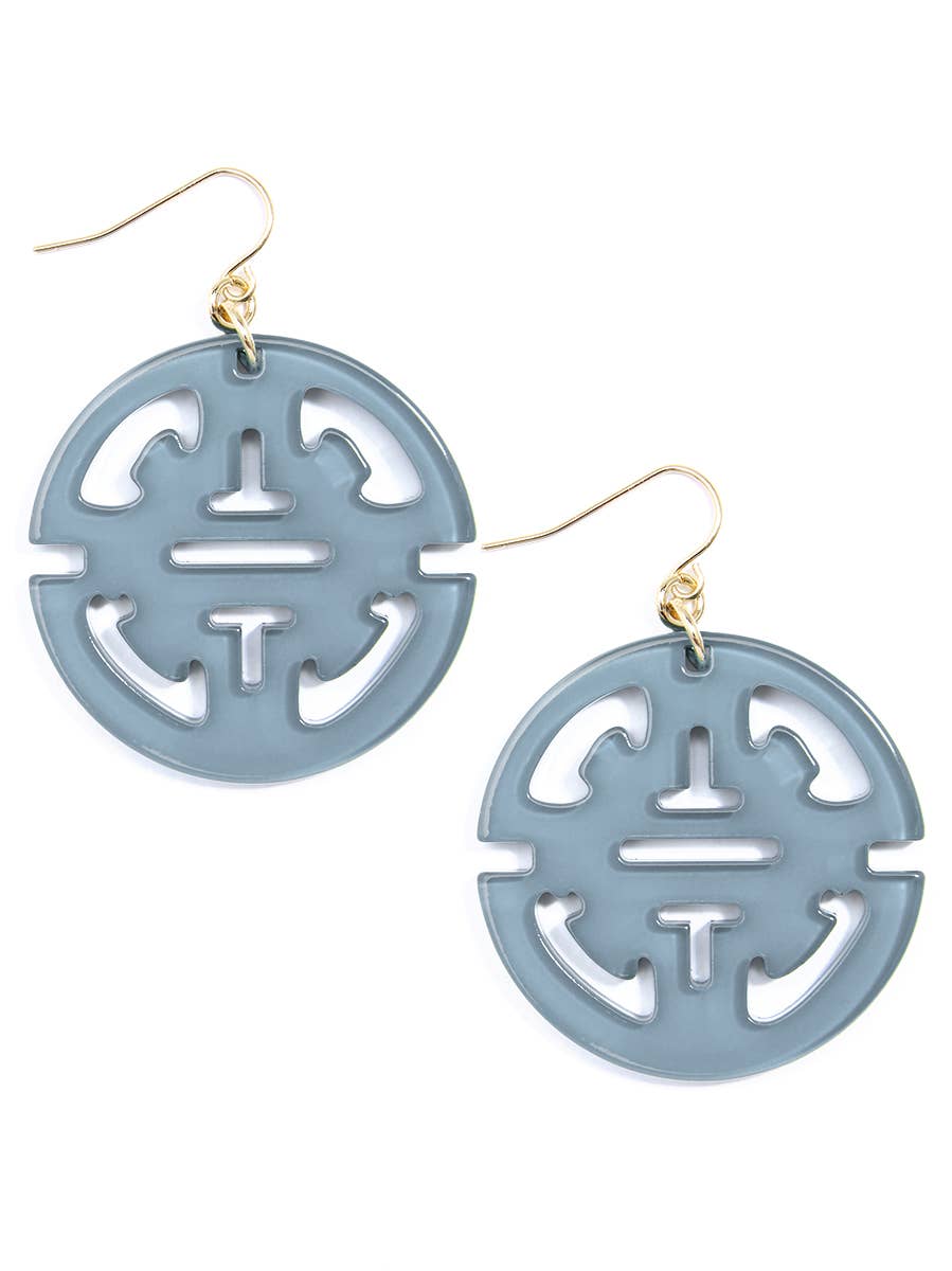 Zenzii Resin Drop Earring