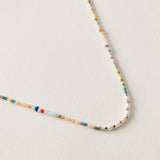 Colorful Beaded Pearl Anklet | Boho Summer Jewelry