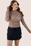 Mesh Top- Leopard