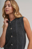 Mineral Washed Knit Vest