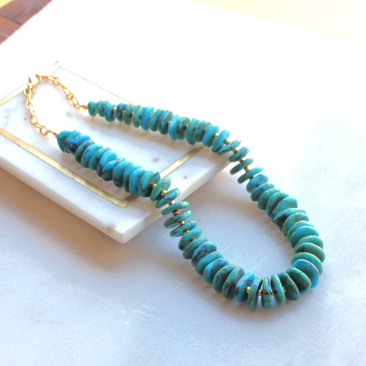 Canyon Water Turquoise Necklace